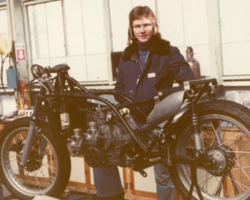 Barry Sheene with G-54 RG500