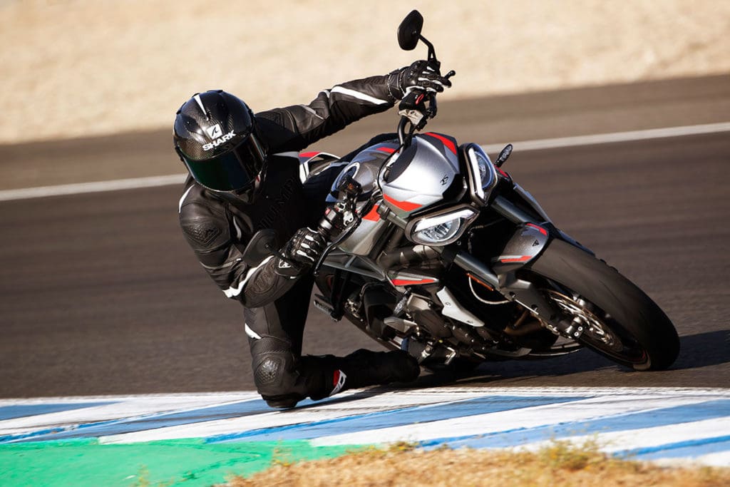 This could be you. Riding the Triumph Street Triple RS that you secured last November after that local dealer launch you went to. What a motorcycle you have! Etc…