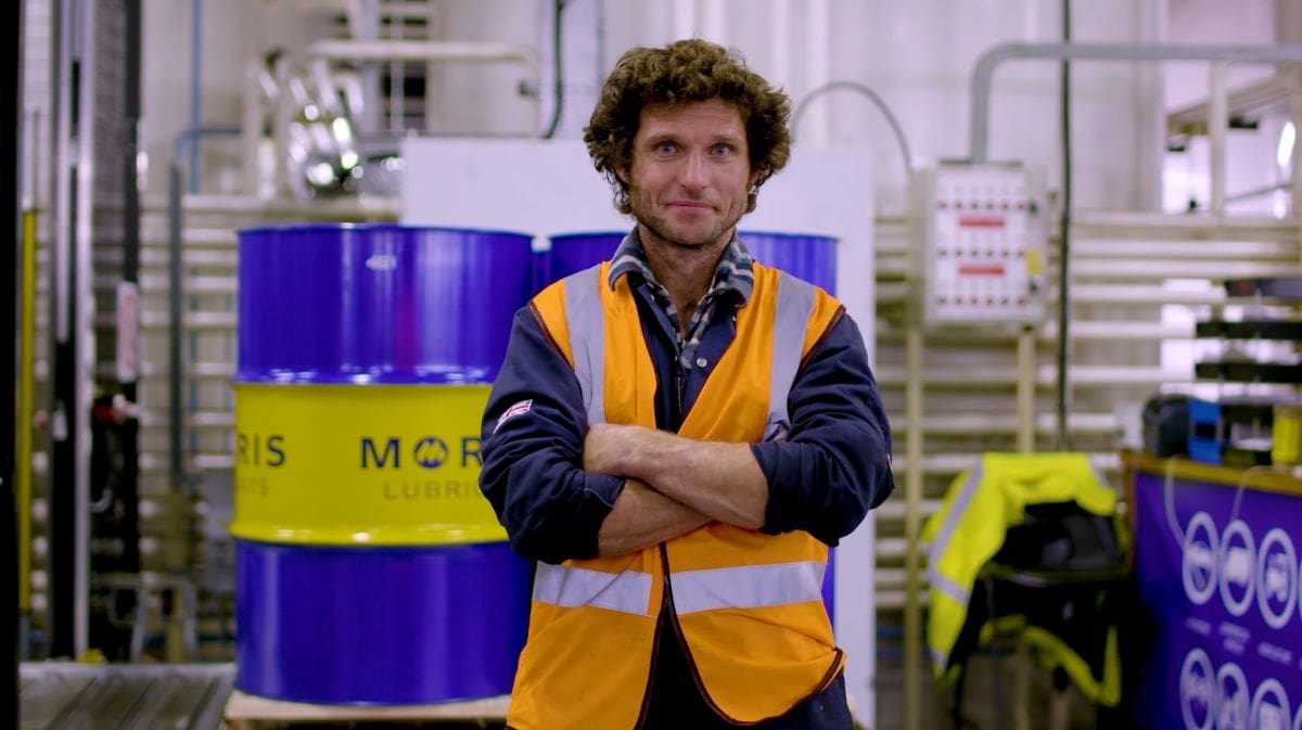 Guy Martin at Morris Lubricants